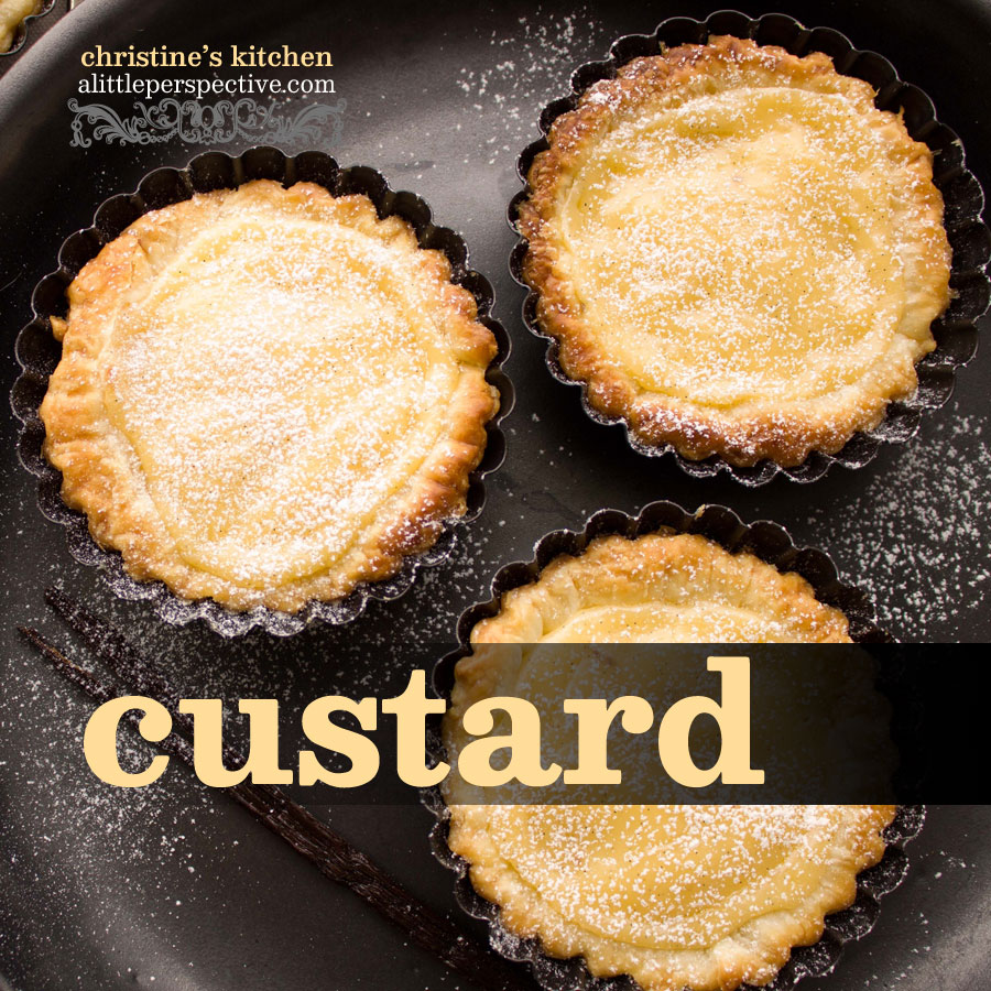custard | christine's kitchen at alittleperspective.com