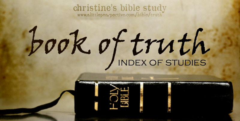 book of truth index of studies