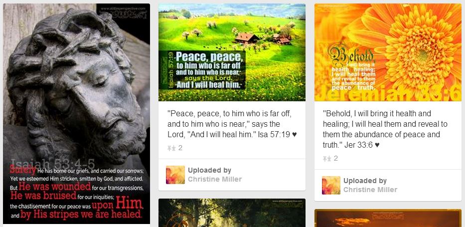 scripture pictures pinned to pinterest