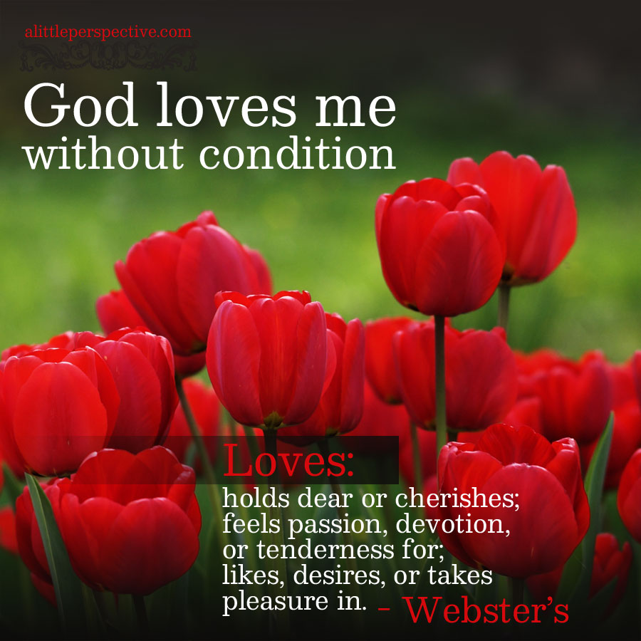 God Loves Me | the book of truth at alittleperspective.com