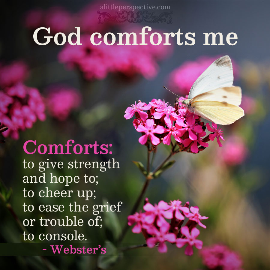 God comforts me | book of truth at alittleperspective.com