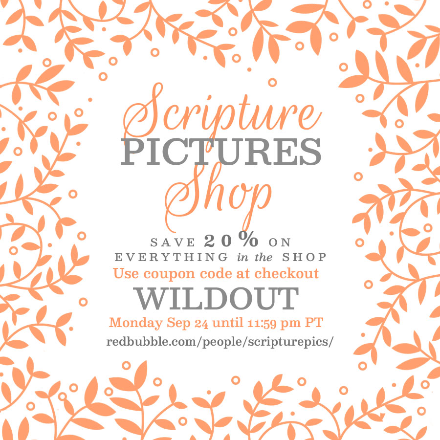 Scripture Pictures Shop Sale | alittleperspective.com