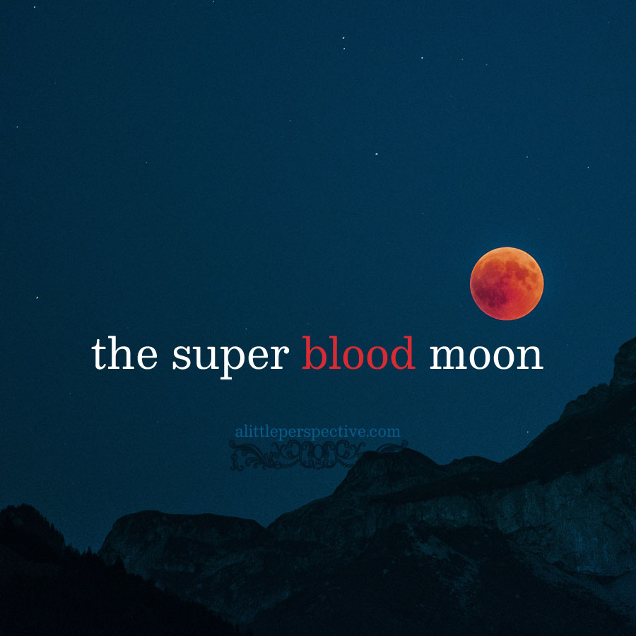 the super blood moon