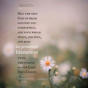 1 The 5:23 | Scripture Pictures @ alittleperspective.com