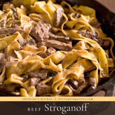 Beef Stroganoff
