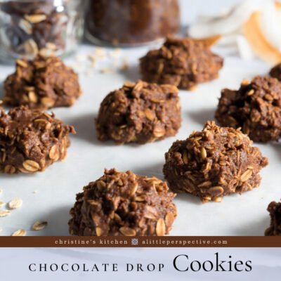 No Bake Chocolate Drop Cookies