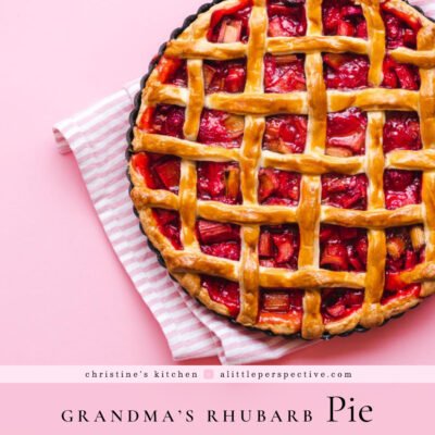 Grandma’s Rhubarb Pie