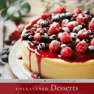 Unleavened Desserts
