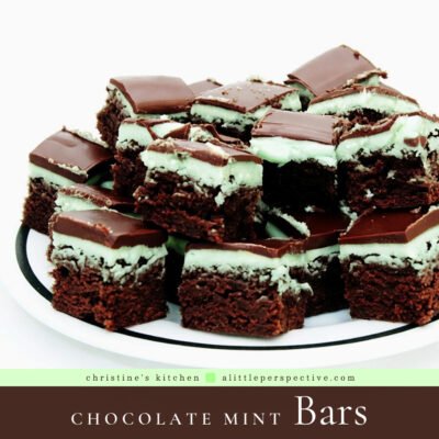 Chocolate Mint Bars