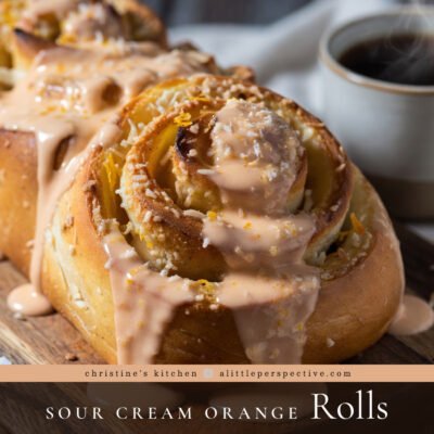 Sour Cream Orange Rolls