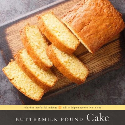 Buttermilk Pound Cake