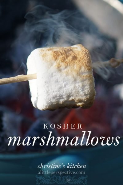 kosher marshmallows | christine's kitchen at alittleperspective.com