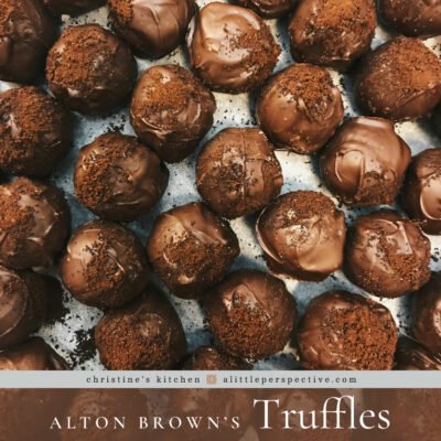 Alton Brown’s Truffles