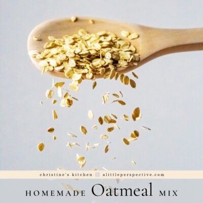 Homemade Oatmeal Mix