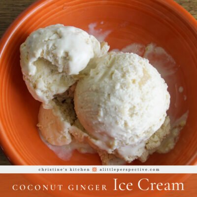 Coconut Ginger Ice Cream