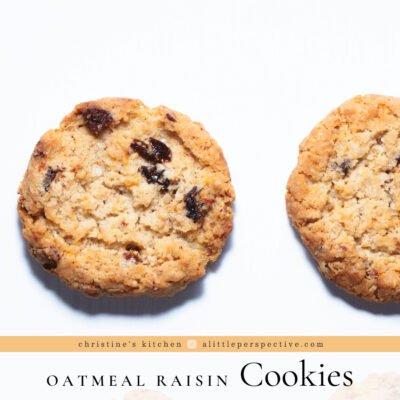Oatmeal Raisin Cookies