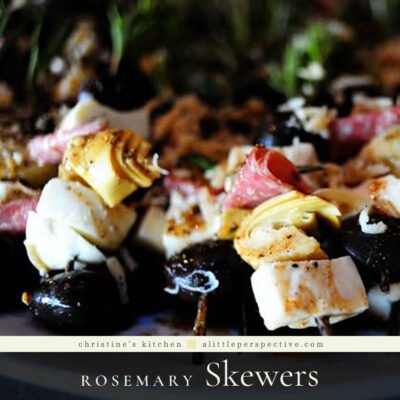 Rosemary Skewers