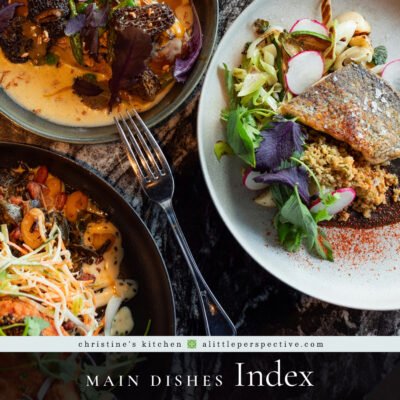 Main Dishes Index