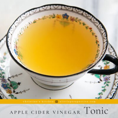 Apple Cider Vinegar Tonic