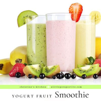 Yogurt Fruit Smoothie