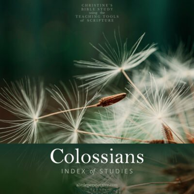 Colossians Index