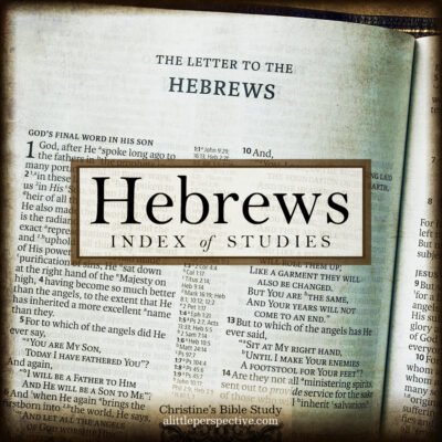 Hebrews Index of Studies