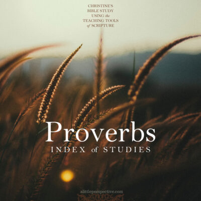 Proverbs Index