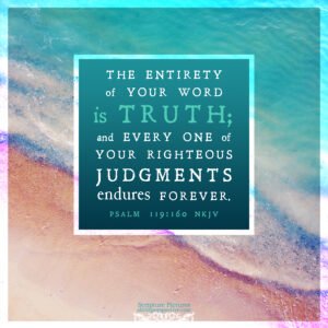Psa 119:160 | Scripture Pictures @ alittleperspective.com