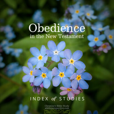 Obedience in the New Testament