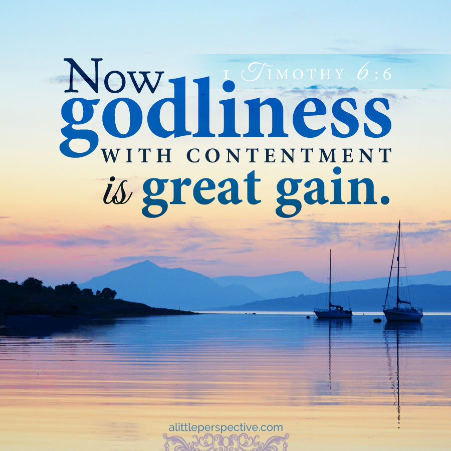 godliness with contentment