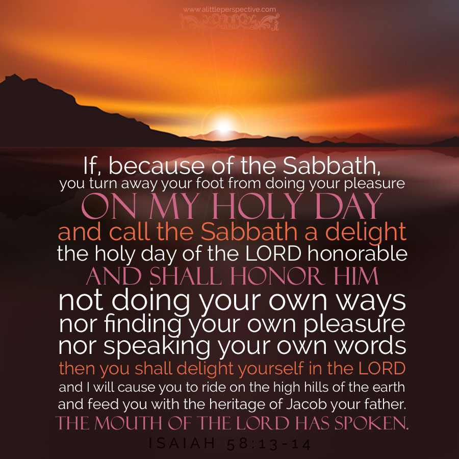 the purpose of the sabbath