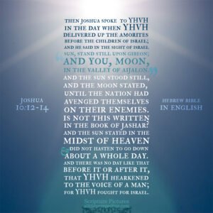 Jos 10:12-14 | Scripture Pictures @ alittleperspective.com