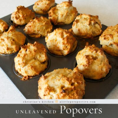 Unleavened Popovers