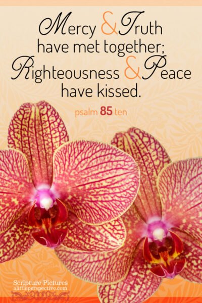 Psa 85:10 | Scripture Pictures @ alittleperspective.com