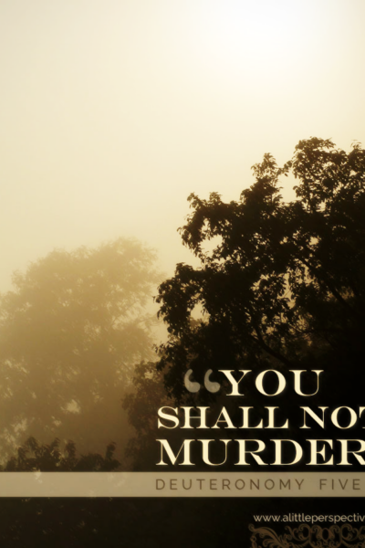 Deu 5:17 | Scripture Pictures @ alittleperspective.com