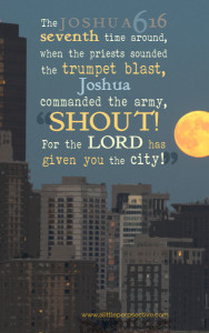 Jos 6:16 cell wallpaper | scripture pictures at alittleperspective.com