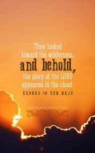 Exo 16:10 cell wallpaper | scripture pictures at alittleperspective.com