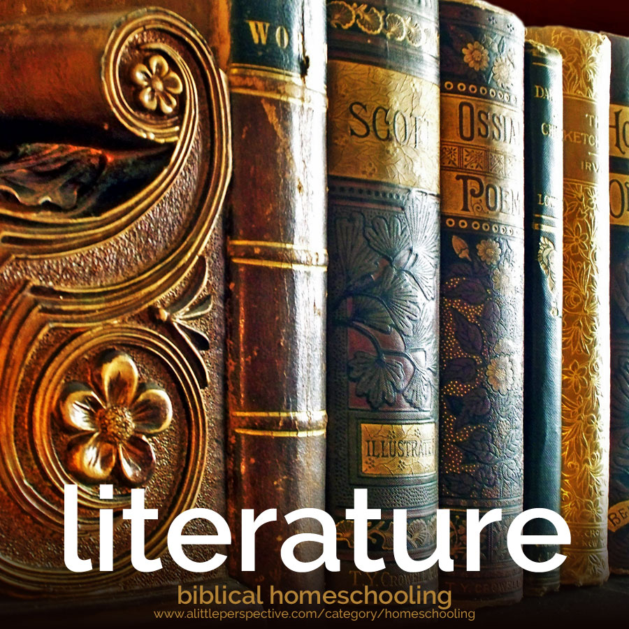 literature index | biblical homeschooling at alittleperspective.com