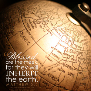 Mat 5:5 | scripture pictures at alittleperspective.com