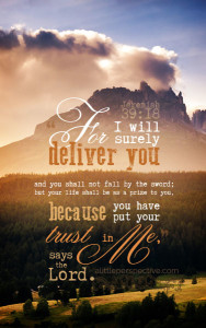 Jer 39:18 | scripture pictures at alittleperspective.com