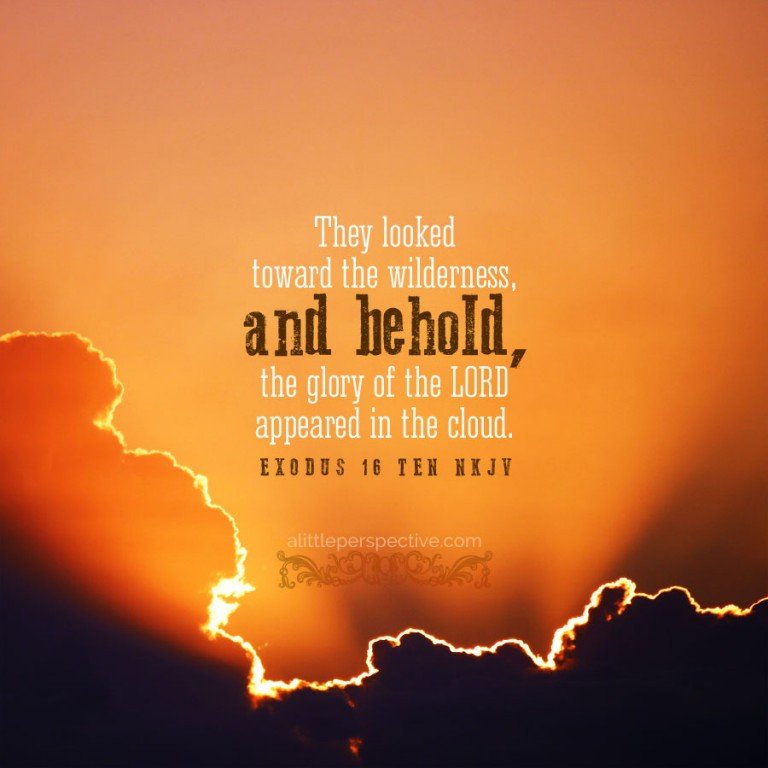 exodus 15:20-16:10 strong theme