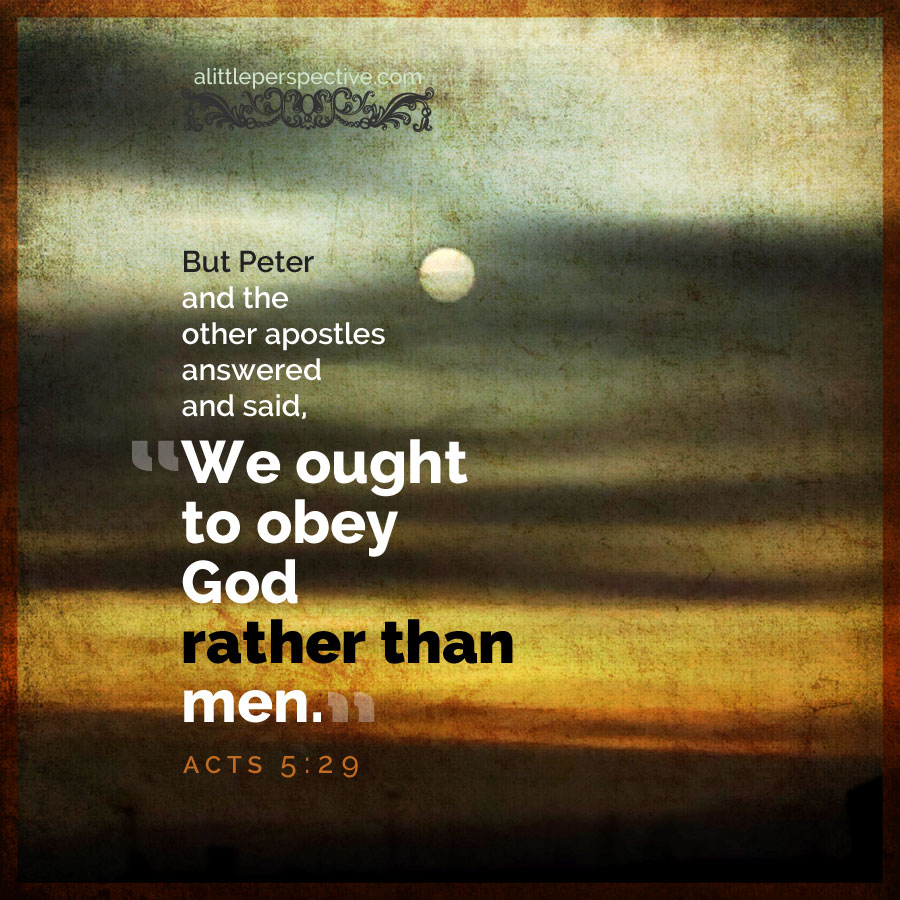 sabbath: obeying God or man?