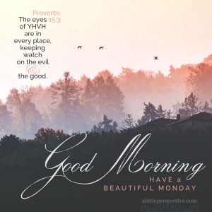 Good morning | alittleperspective.com