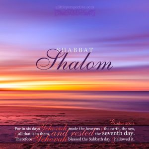Shabbat Shalom | alittleperspective.com