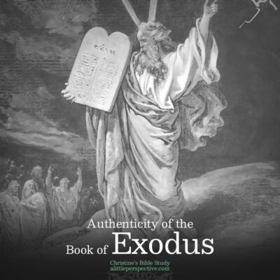 The Authenticity of the Book of Exodus