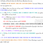 Psa 3:1-8 chiasm | hebraicfaithbible.com