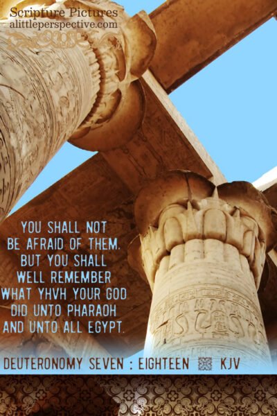 Deu 7:19 | scripture pictures @ alittleperspective.com