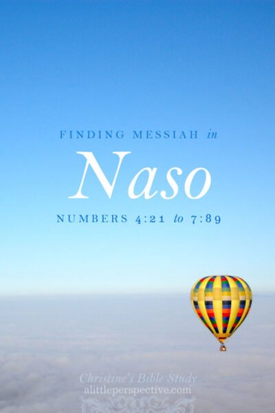 finding messiah in naso, num 4:21-7:89 | christine's bible study @ alittleperspective.com