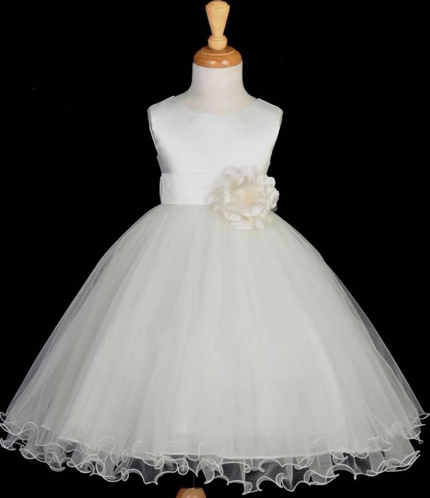 gracie’s flower girl dress