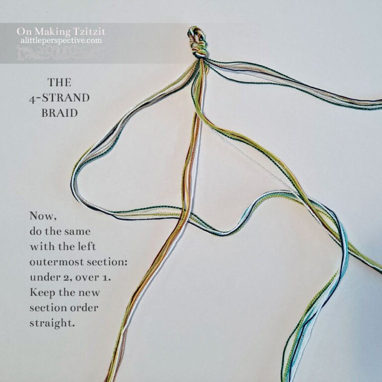 On Making Tzitzit: The Four-Strand Braid